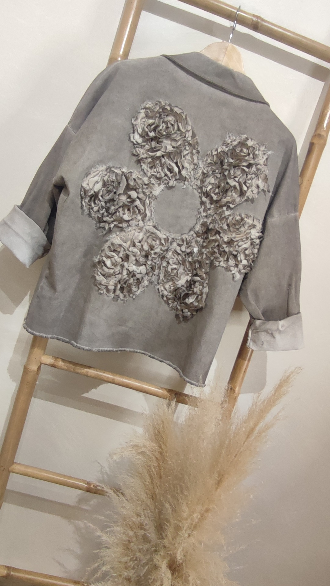 Veste FLOWERS Taupe