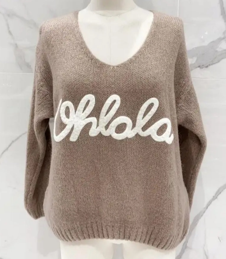 Pull OHLALA Taupe