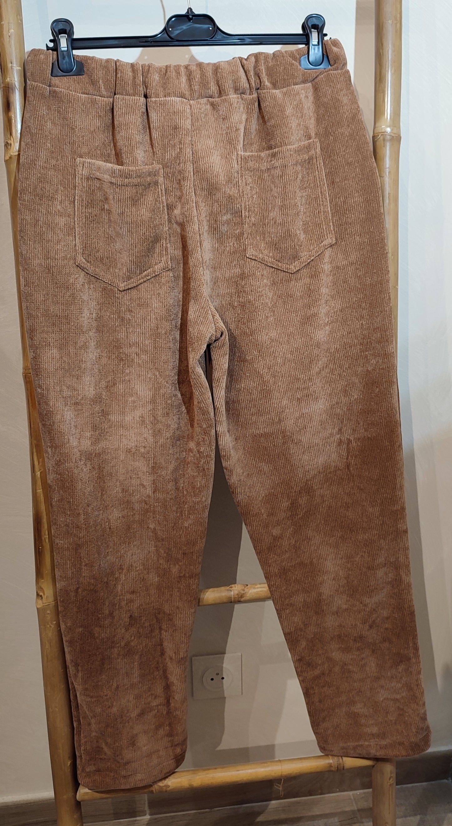 Pantalon Velours BASILE Camel