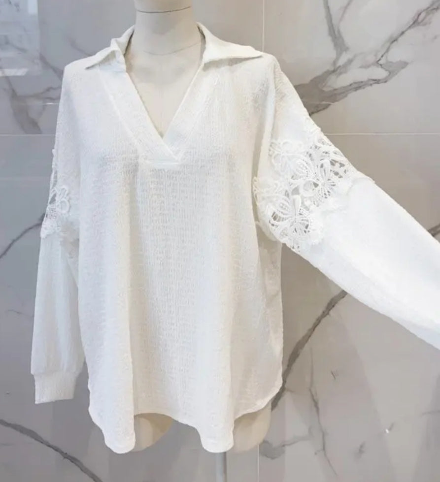 Blouse MAÏNA Blanc