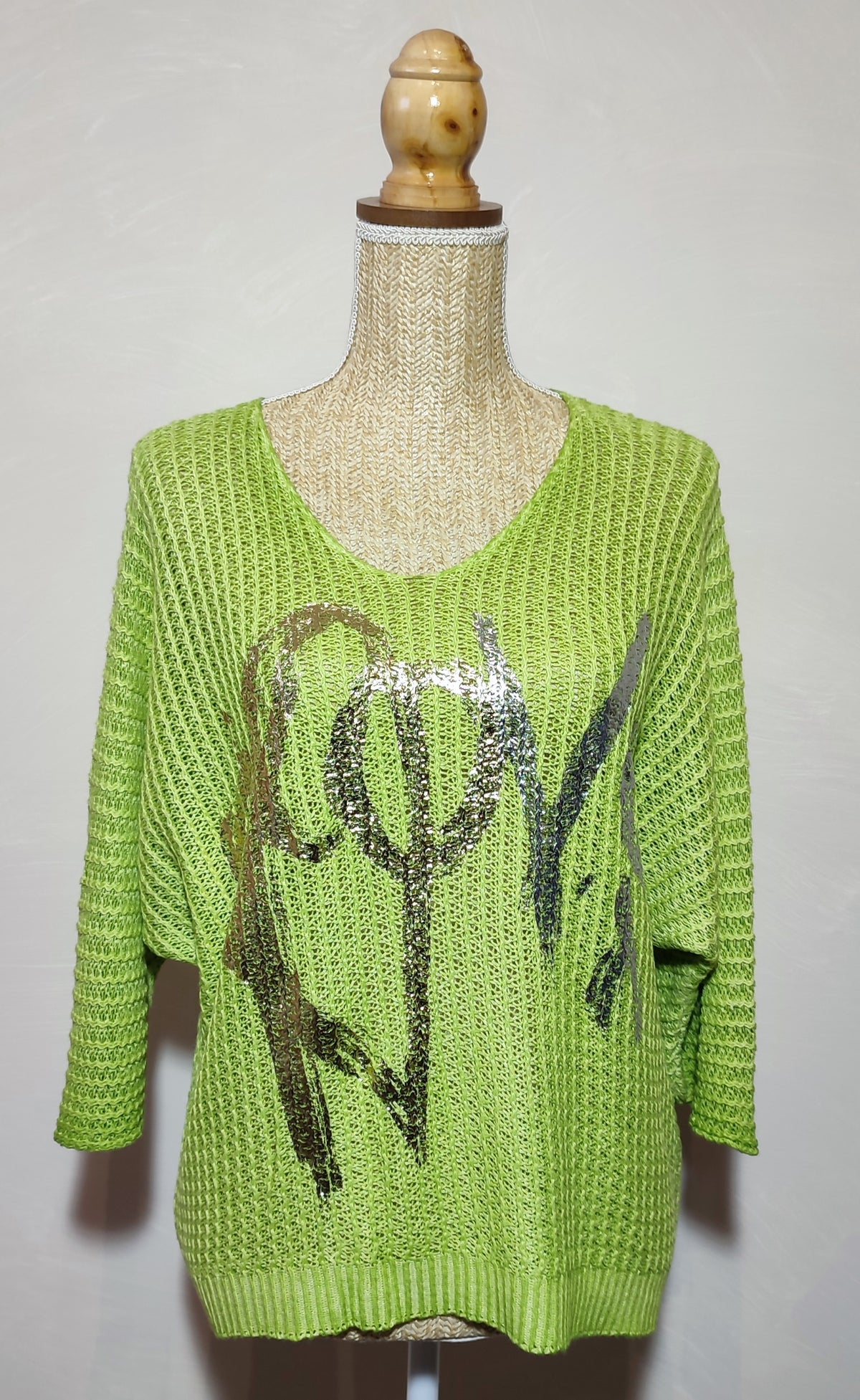 Pull LOVELY Vert Anis