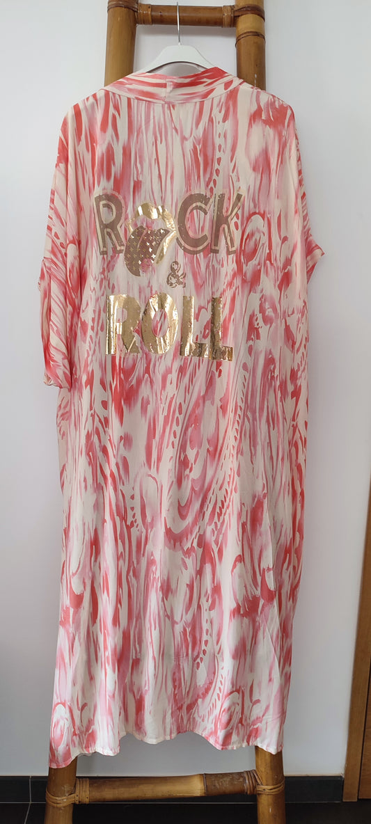 Kimono TIE & DYE Rose