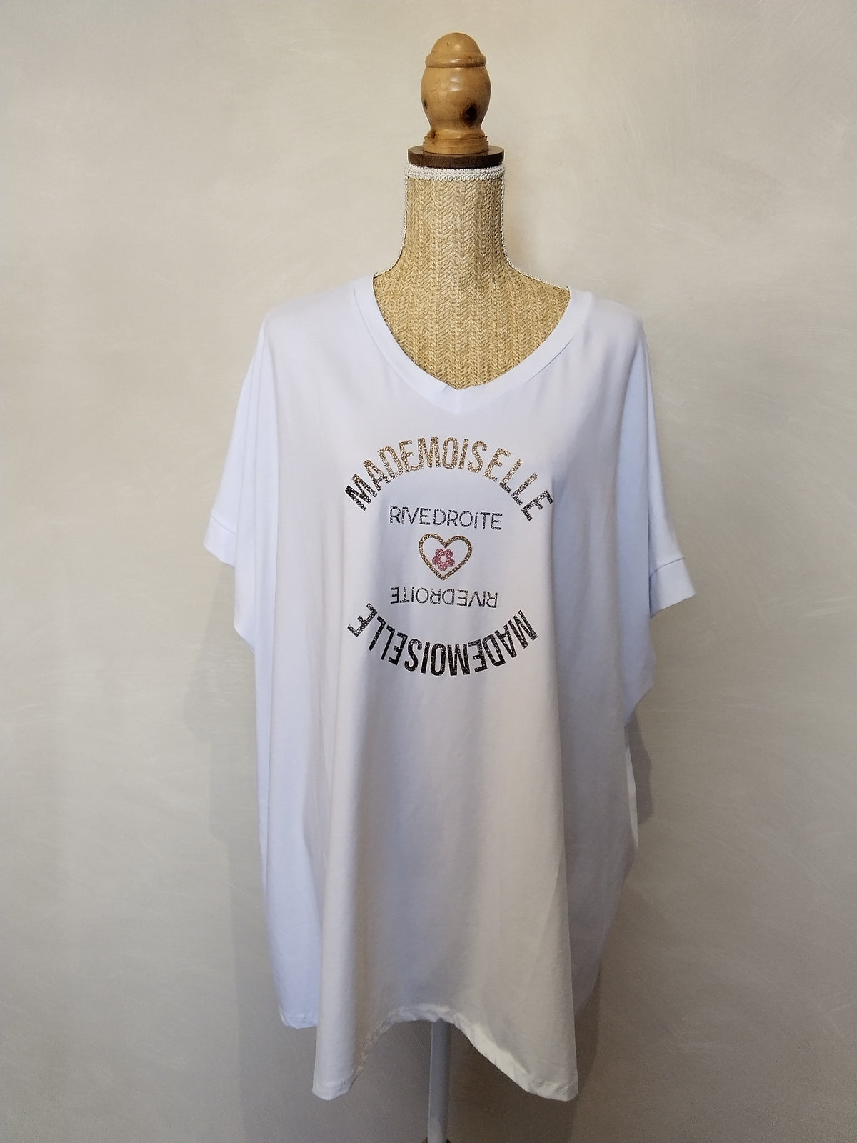 Tee-Shirt RIVE DROITE Blanc