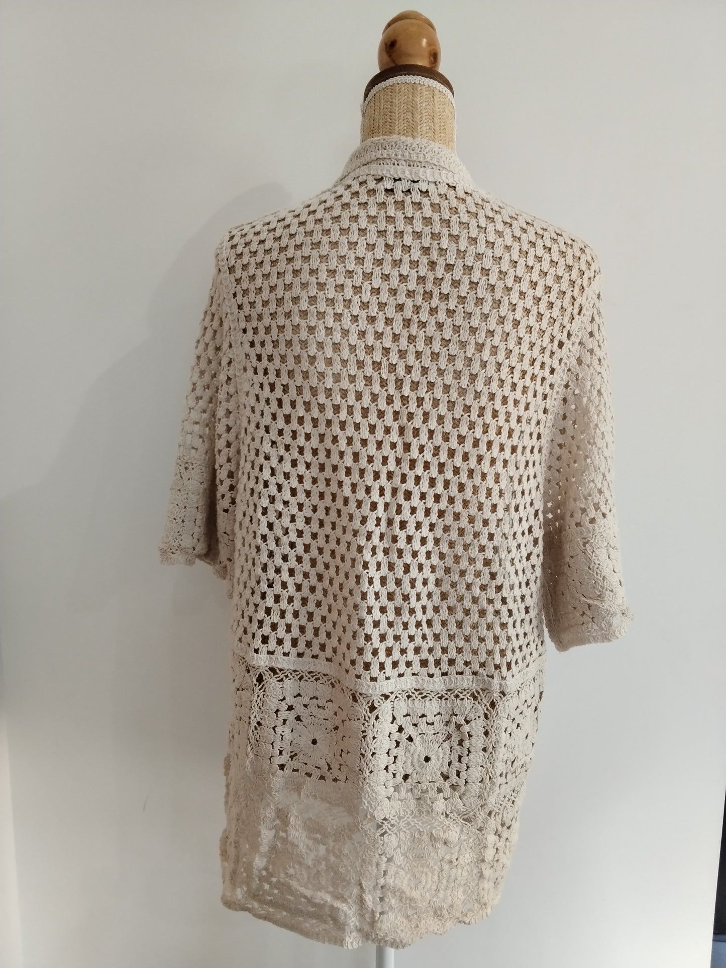 Gilet NEHA Crochet Beige