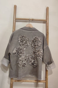 Veste FLOWERS Taupe