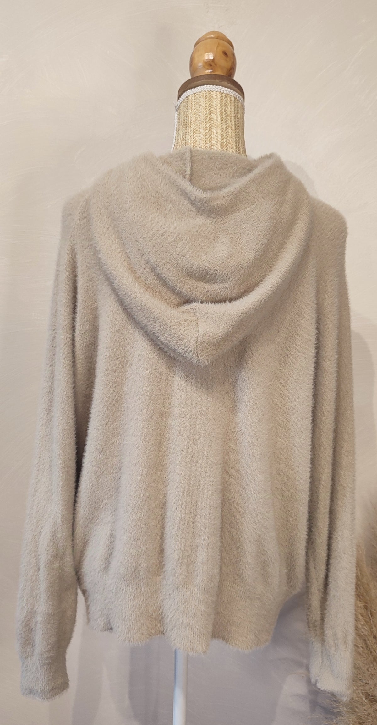 Pull à Capuche LAURO Beige