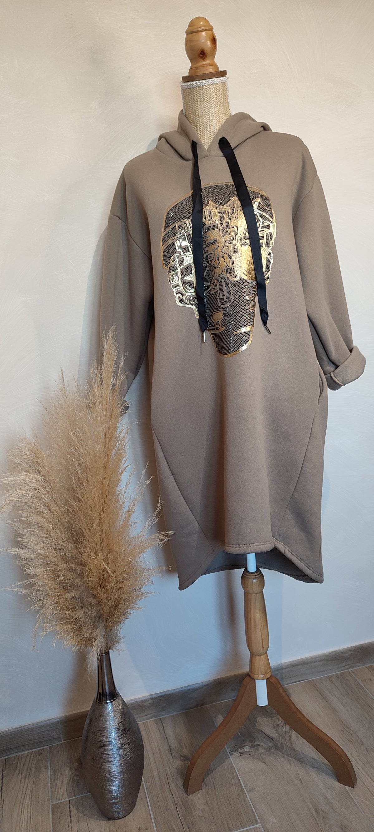 Robe Sweat WILLA Taupe