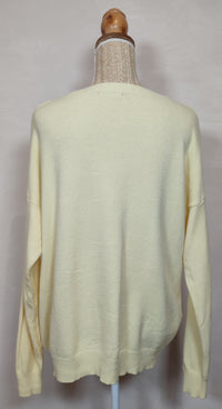 Pull Jaune à Inscription Dorée "Mon Rêve à Moi"