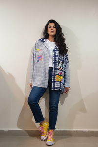 Chemise MICKEY - pose décontractée