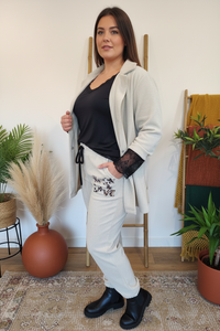 Ensemble ROCK LOVE avec top dentelle Ely noir