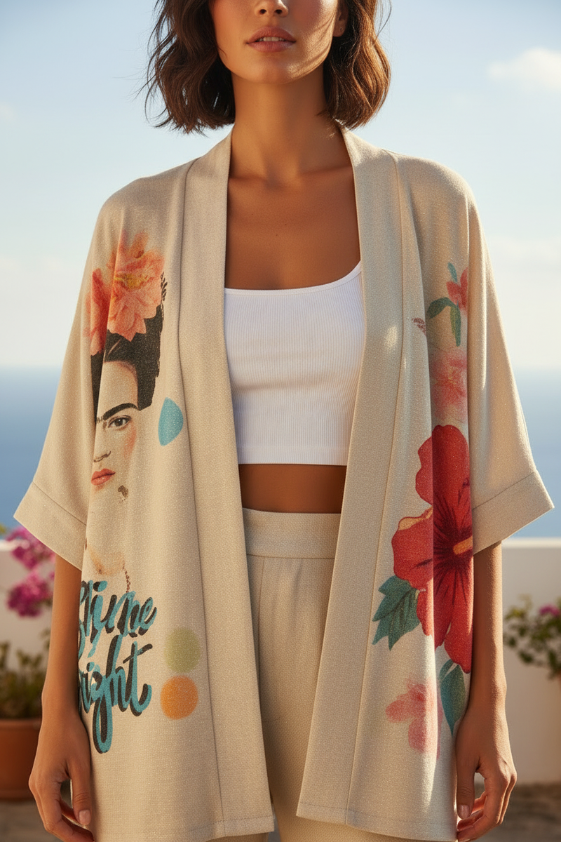 Kimono Frida - imprimés bien visibles