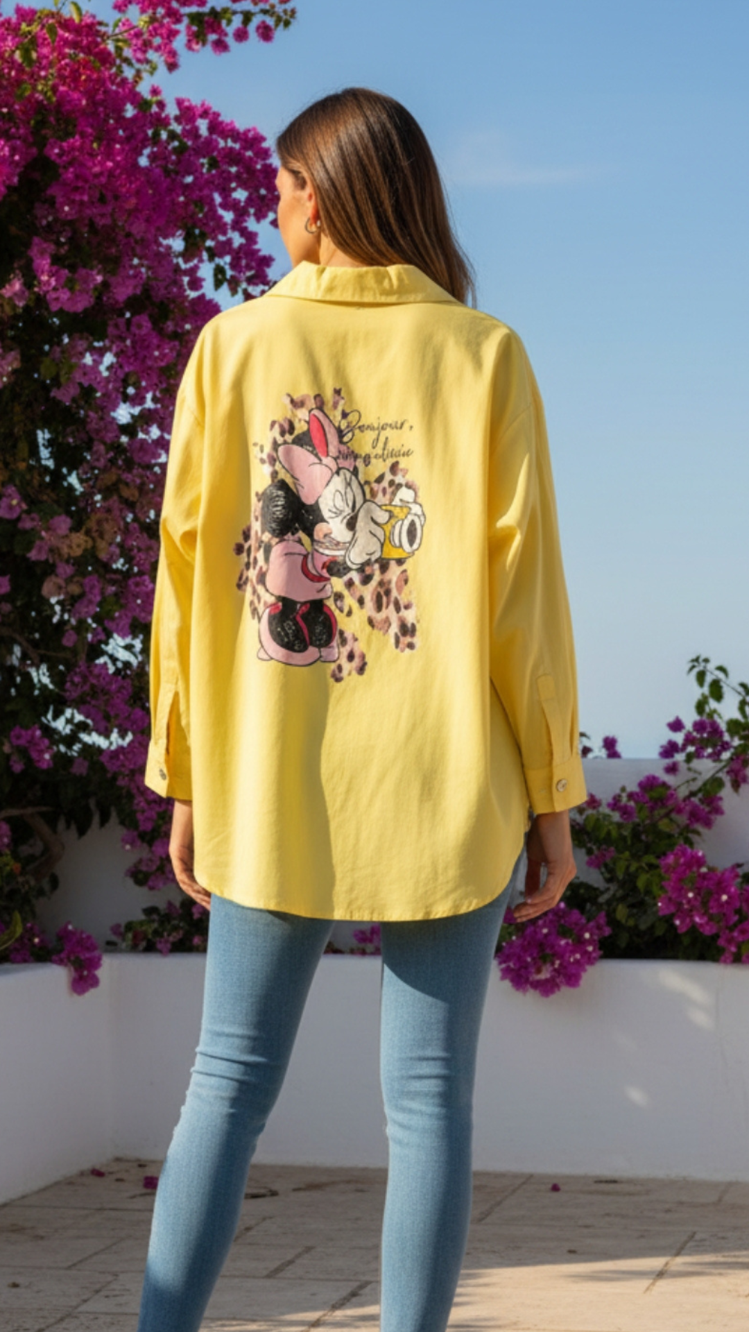 Chemise Jaune à Motif MINNIE