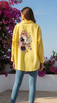 Chemise Jaune à Motif MINNIE