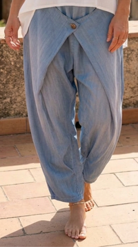 Pantalon Sarouel Croisé Tencel NATY