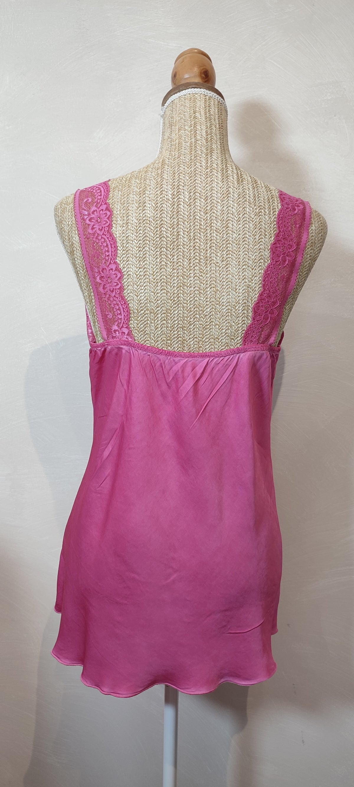 Top à Bretelles Fuchsia Dentelle SALLY