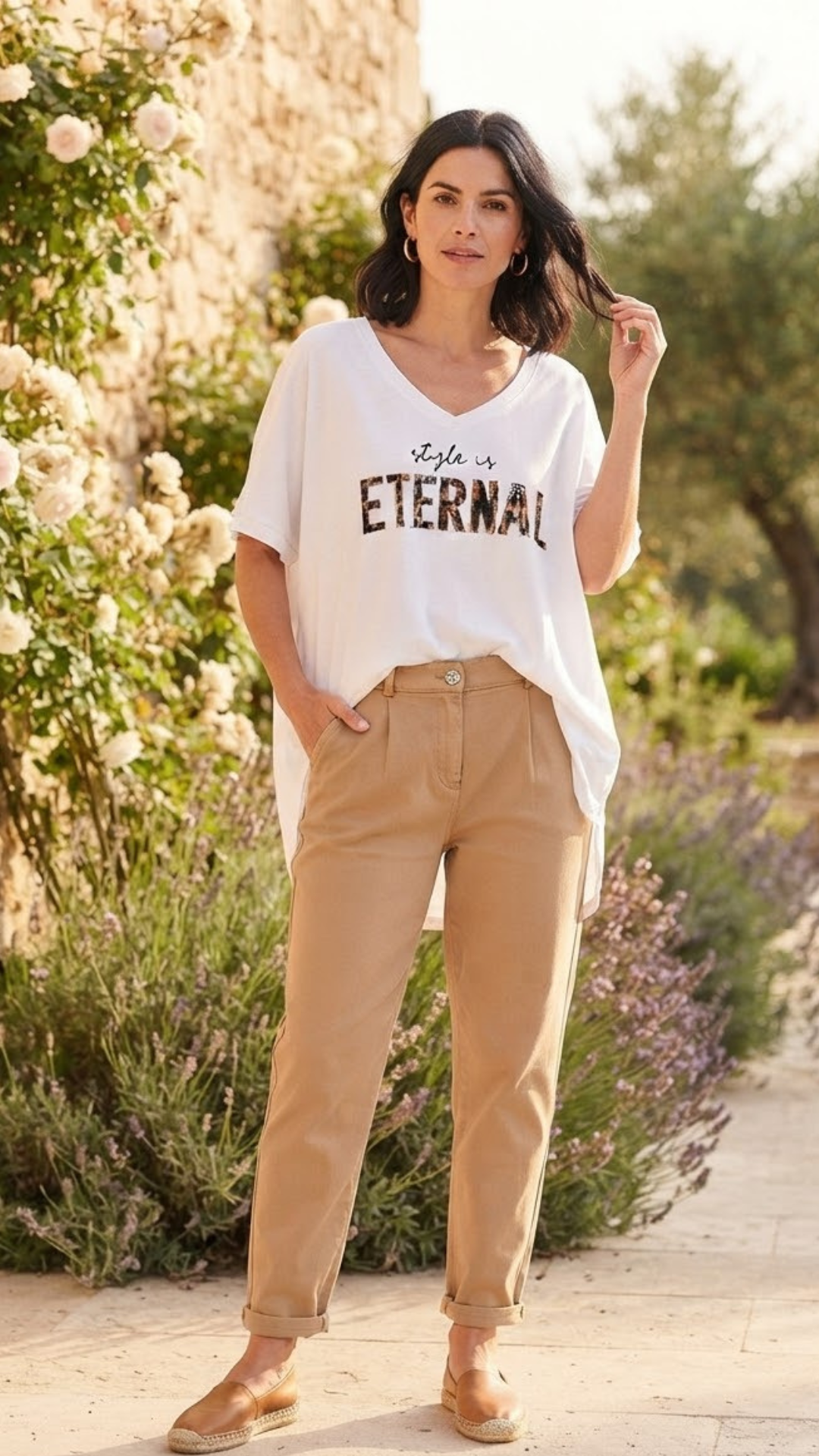 Tee-Shirt Oversize Blanc ETERNAL