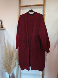 Gilet Long Bordeaux ANAE