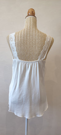 Top à Bretelles Blanc Dentelle SALLY