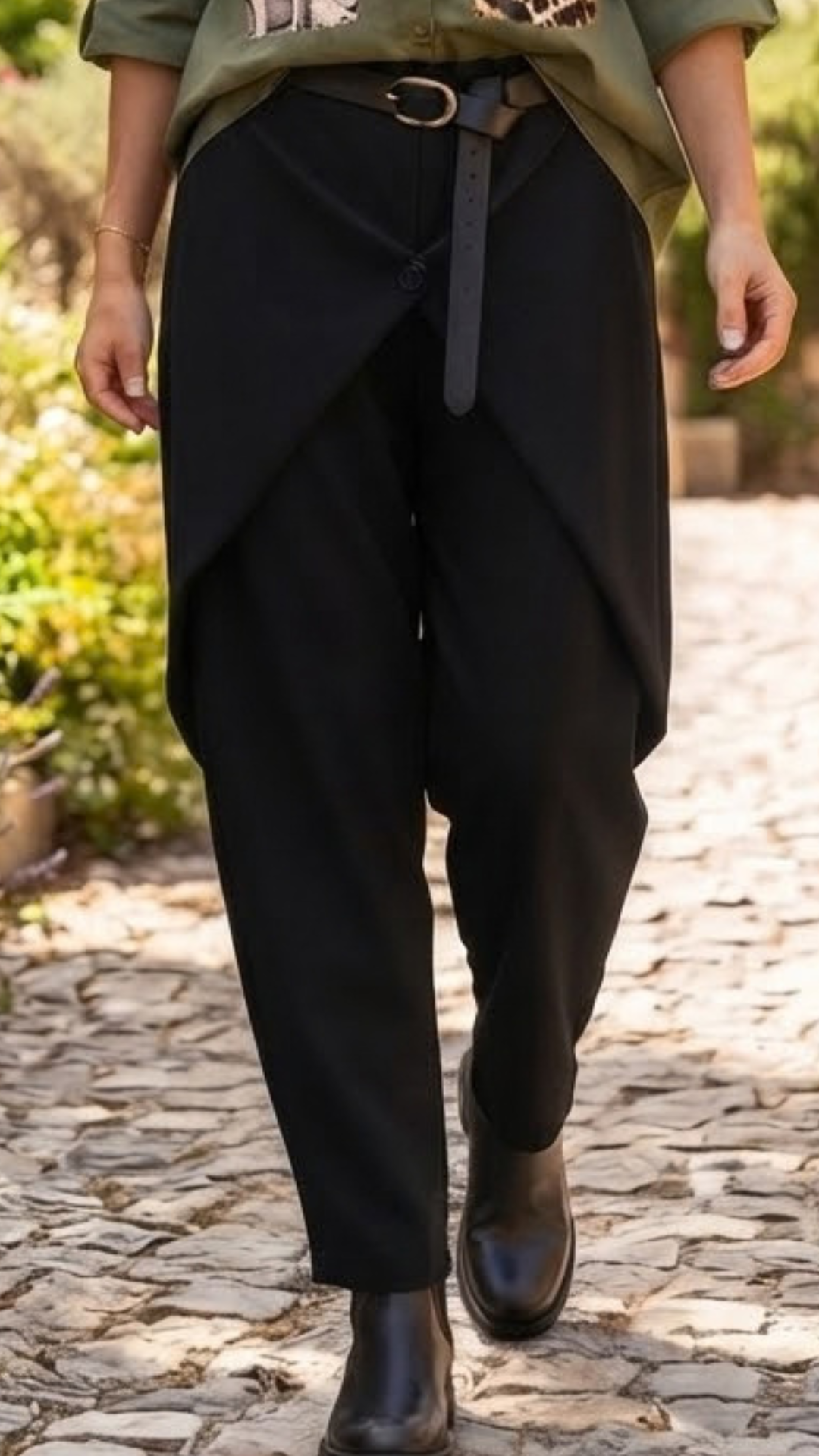 Pantalon Sarouel Noir SACHA