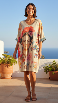 Robe Lurex Imprimé FRIDA