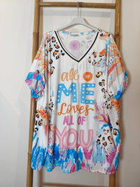 Tee-Shirt Long Imprimé "FRIDA"