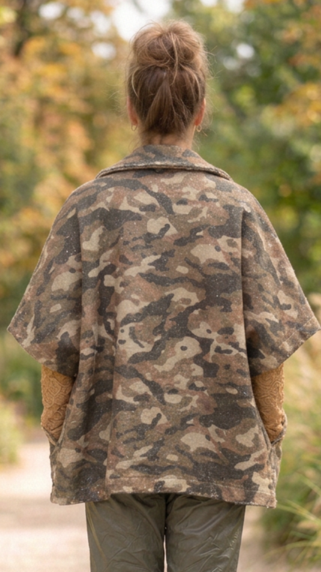 Veste Sans Manches Imprimé Camouflage CYRINE
