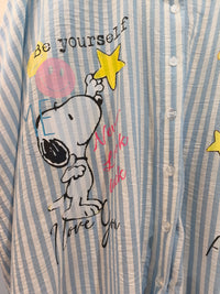 Chemise Poncho Rayée SNOOPY