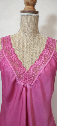 Top à Bretelles Fuchsia Dentelle SALLY
