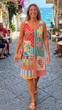 Robe Lurex à Bretelles Crochet "LA DOLCE VITA"