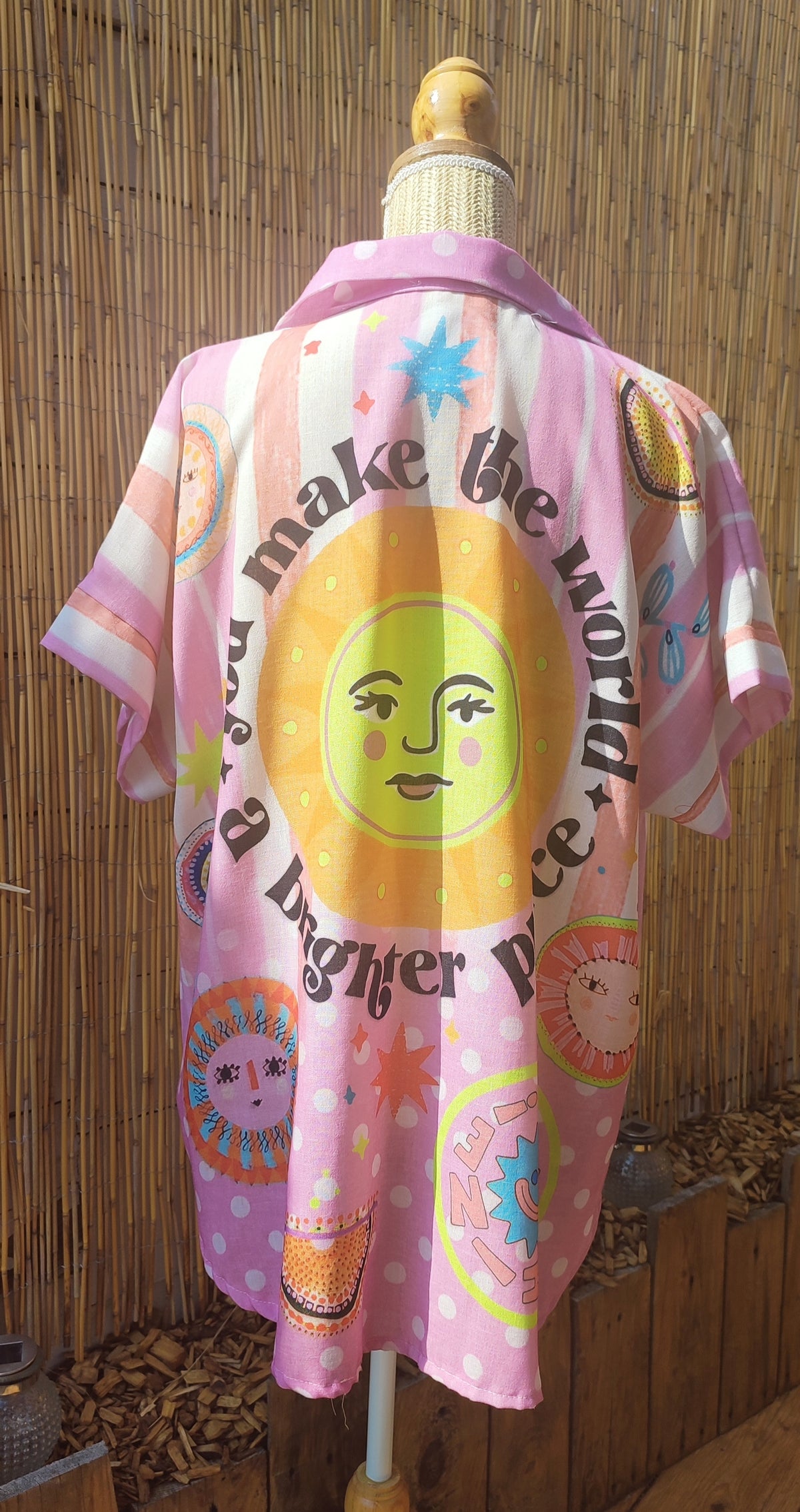 Chemise Rose à motifs Multicolore SUN