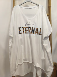 Tee-Shirt Oversize Blanc ETERNAL