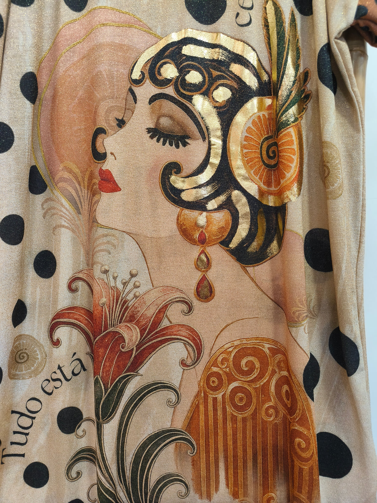 Robe longue Lurex Inspiration "Art Déco"