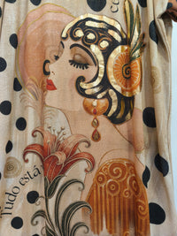 Robe longue Lurex Inspiration "Art Déco"