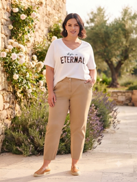 Pantalon Strech Camel Clair CELAN