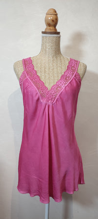 Top à Bretelles Fuchsia Dentelle SALLY