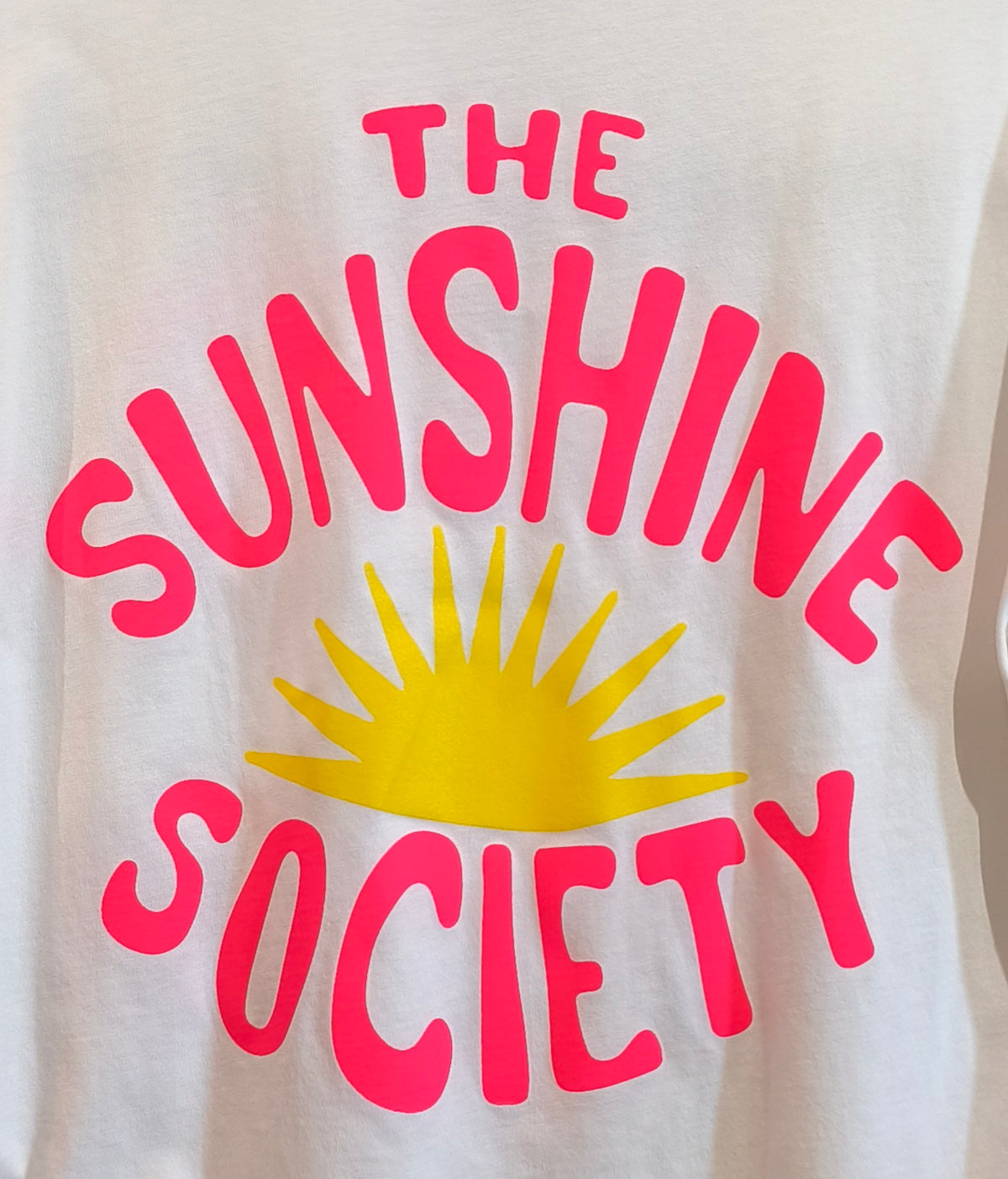 Tee-Shirt Blanc "THE SUNSHINE"