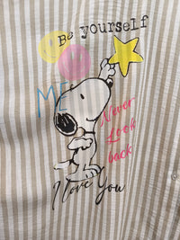 Chemise Poncho Rayée SNOOPY
