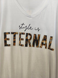 Tee-Shirt Oversize Blanc ETERNAL