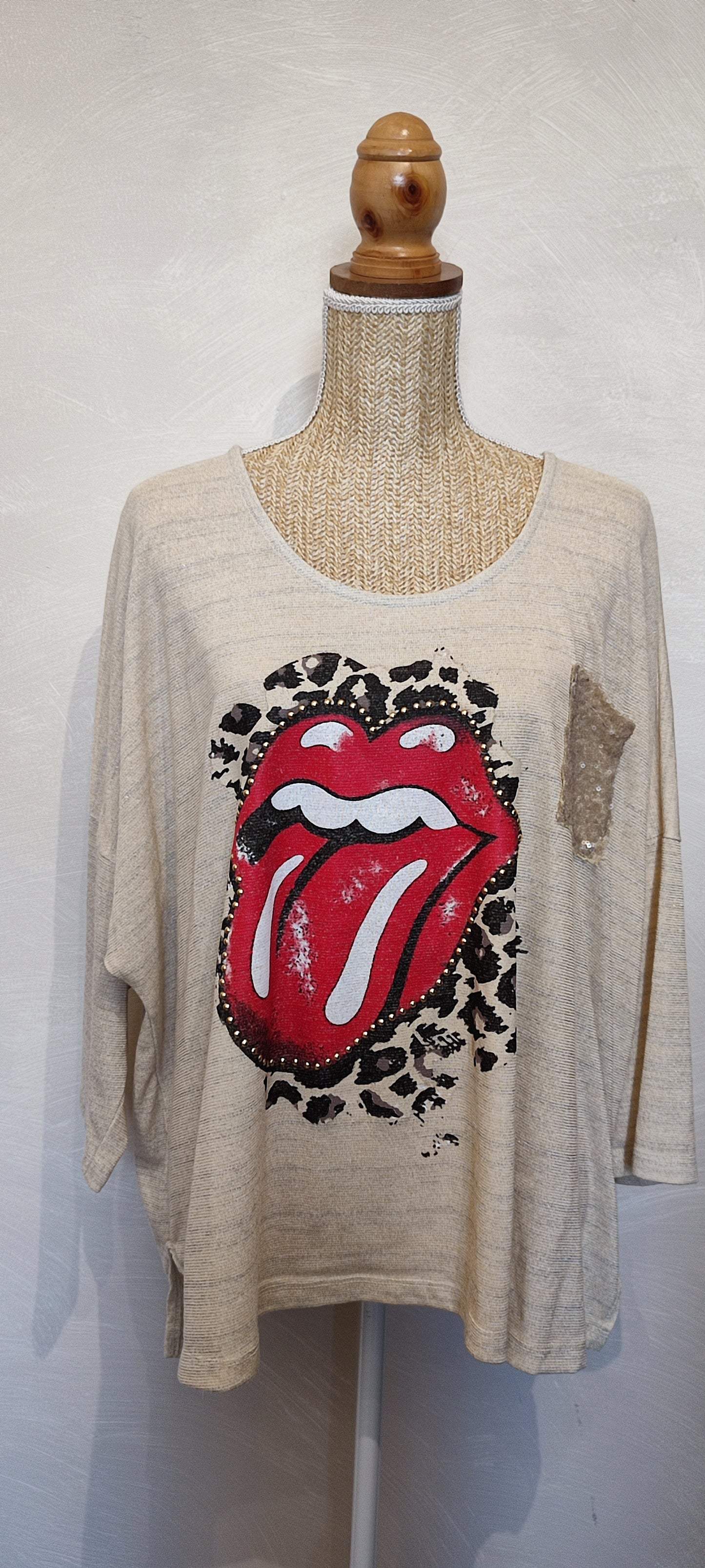 Top HAPPY ROCK Beige