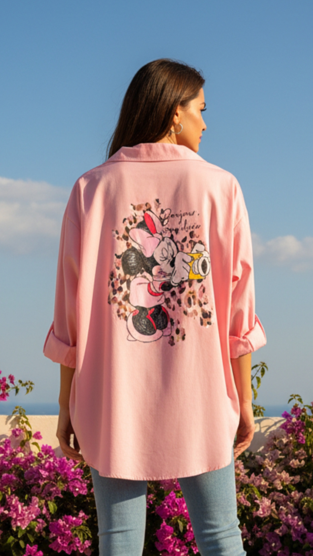 Chemise Rose à Motif MINNIE