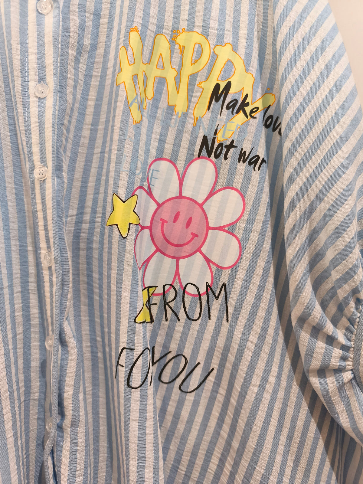 Chemise Poncho Rayée SNOOPY