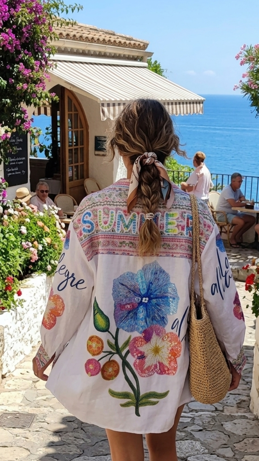 Chemise Blanche à Imprimé Floral SUMMER