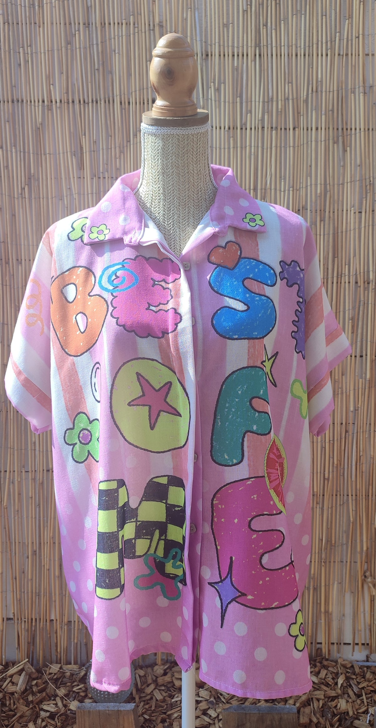 Chemise Rose à motifs Multicolore SUN