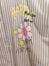 Chemise Poncho Rayée SNOOPY