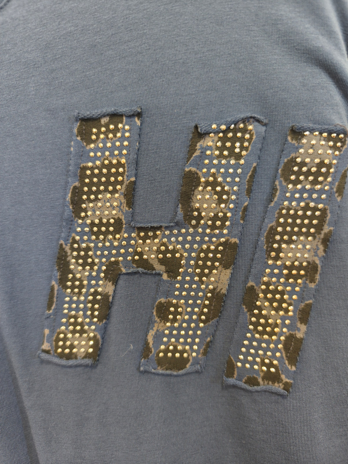 Tee-Shirt Oversize Manche Longue Bleu Jean HIGHT