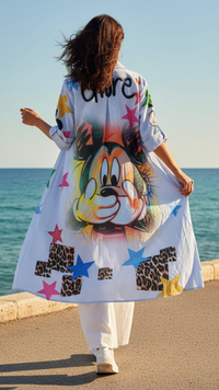 Robe Chemise Rayée "MICKEY"