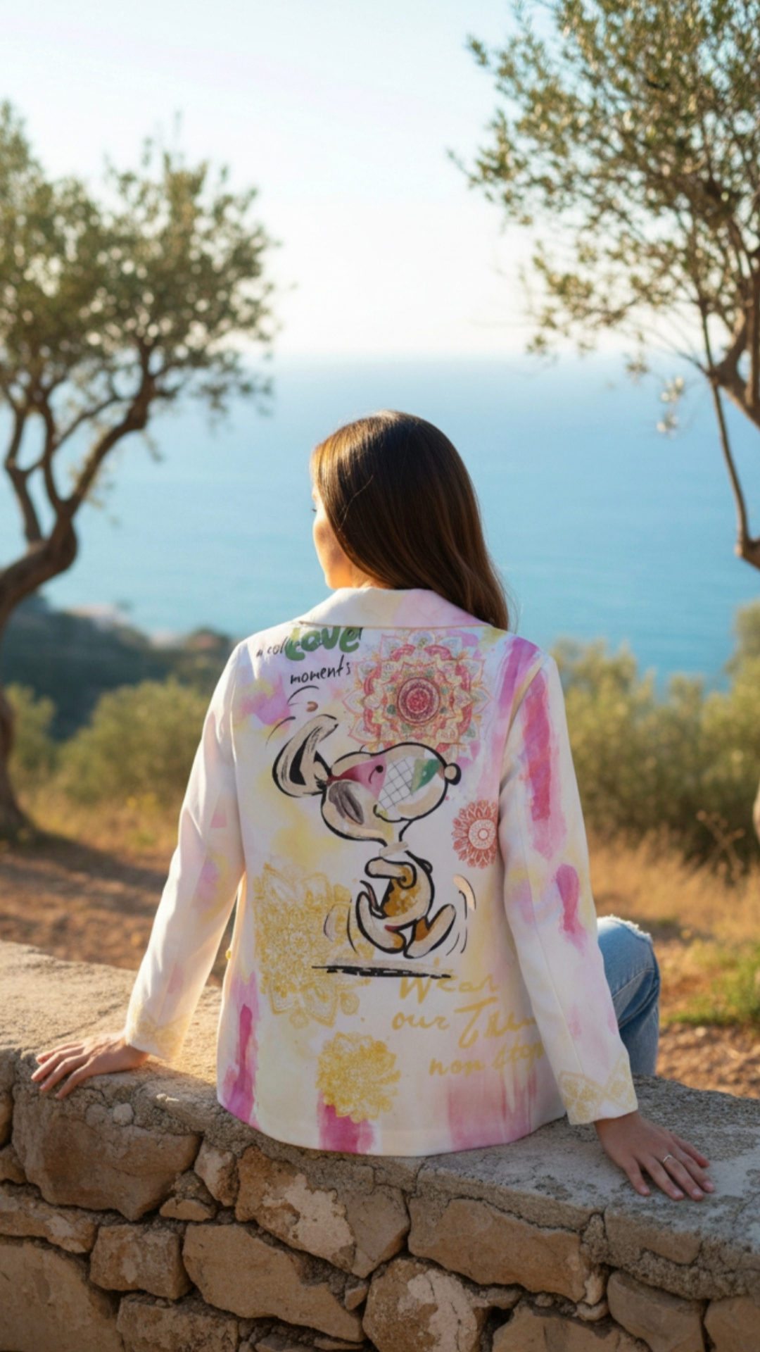 Veste Blazer Blanc SNOOPY