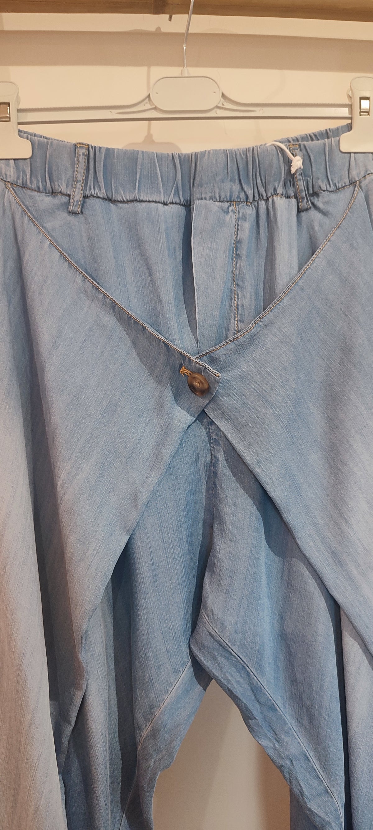 Pantalon Sarouel Croisé Tencel NATY