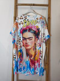 Tee-Shirt Long Imprimé "FRIDA"