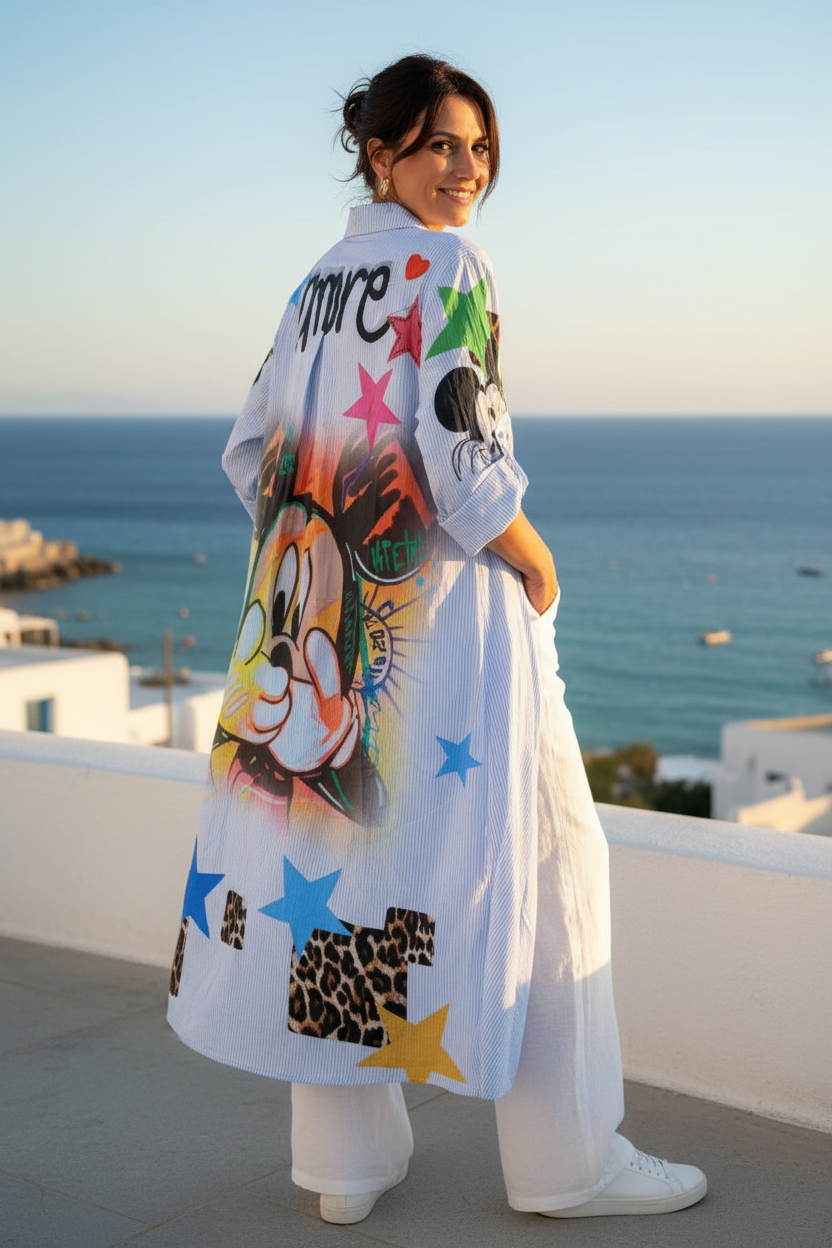 Robe Mickey Amore - de dos